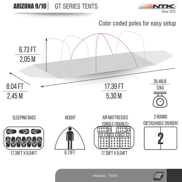 NTK Arizona GT 9/10 Tent