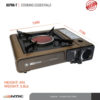 NTK Alpha-T Butane Gas Camping Stove