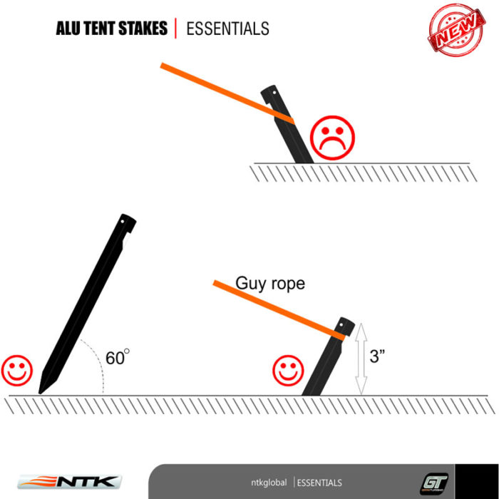 NTK Alu Tent Stakes 10 units