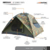 NTK Hunter GT 8-9 Person Camping Tent