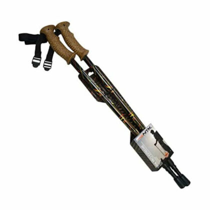NTK Nordic Pair of Walking Telescopic Trekking Pole with Anti-Shock Suspension and Quick Lock System