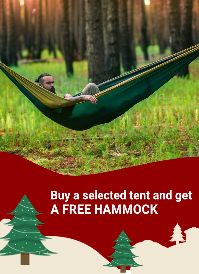 Buy a tent and get a Free Hammock!