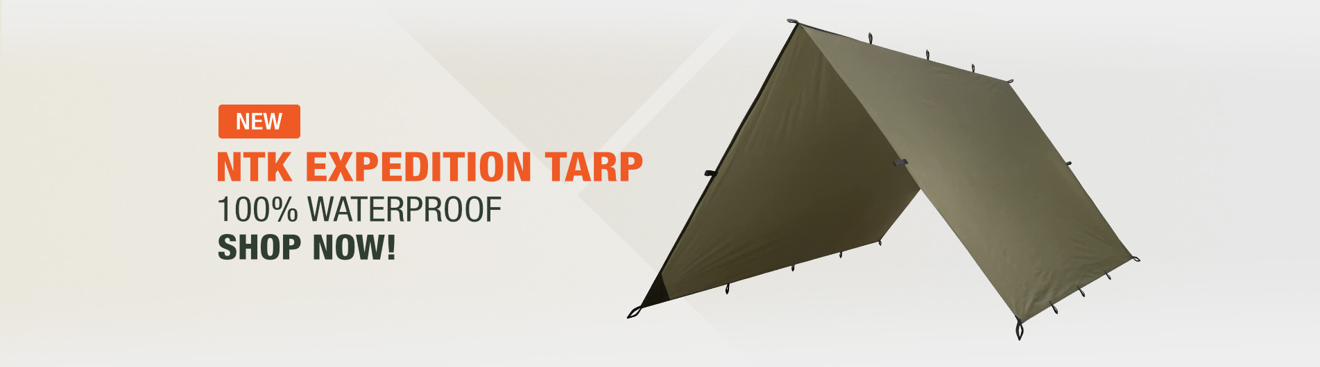 NTK Expedition Tarp - 100% Waterproof
