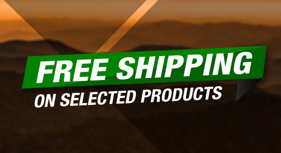 Free shipping on selected products!