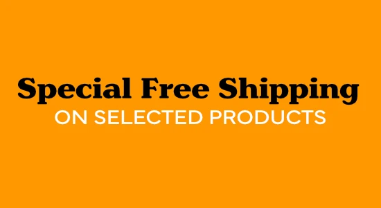 Free Shipping on selected products